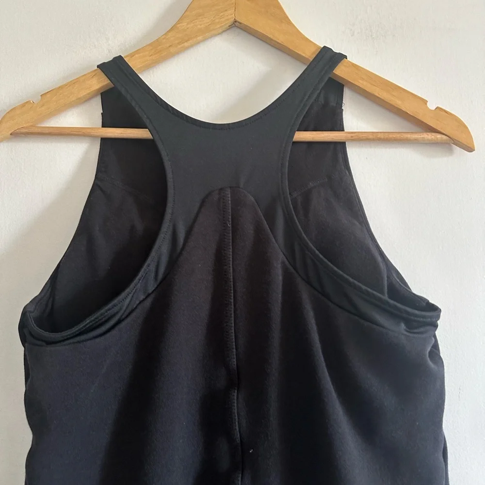 Athleta Black Whirlwind Shelf Bra Tank Dress Size Small EUC - Picture 8 of 12